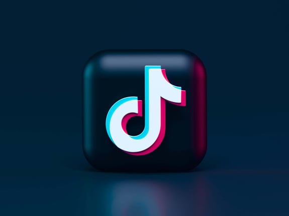 Tiktok 3D logo